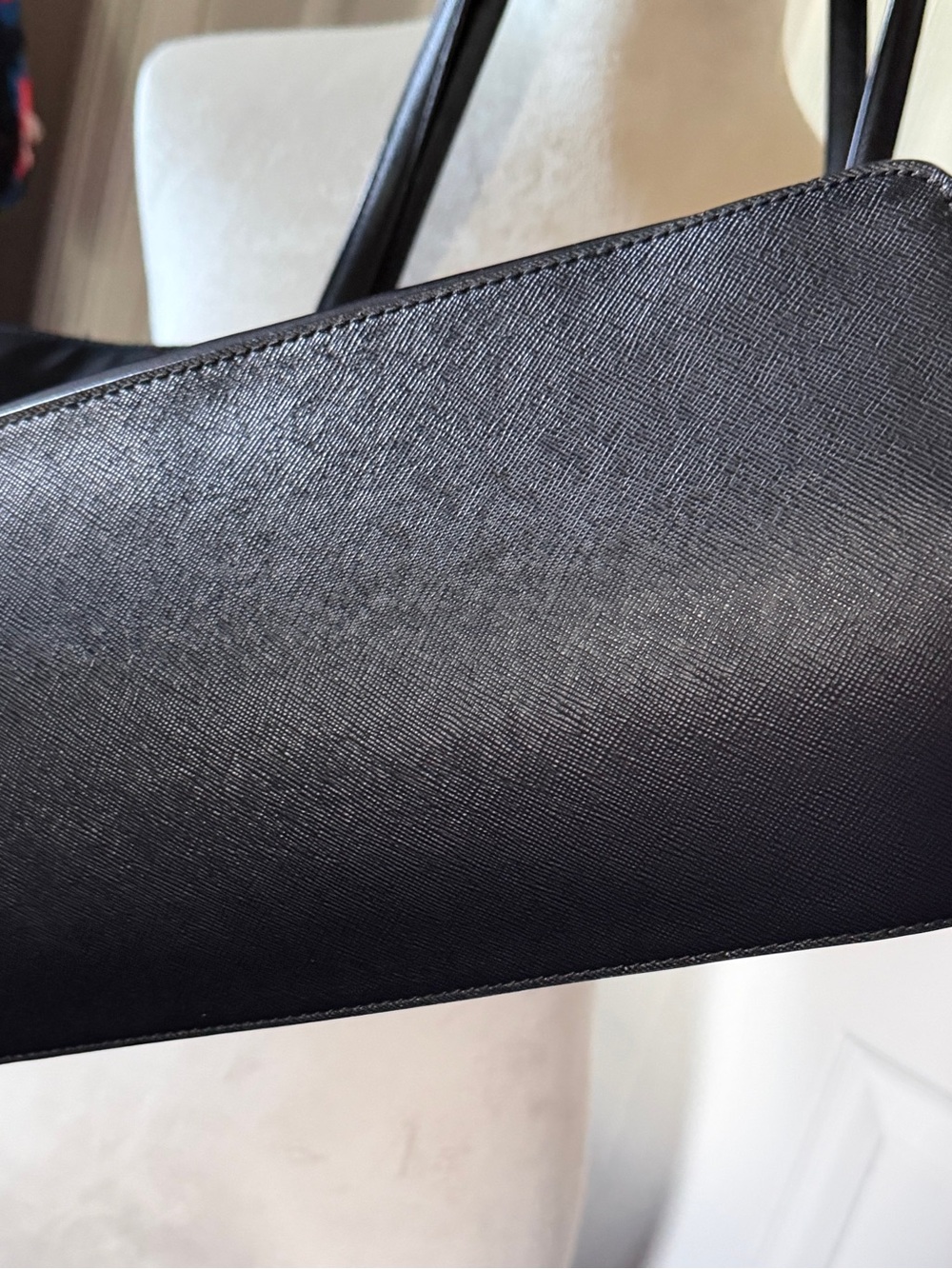 kate spade black nylon tote with leather straps - Picture 3 of 4